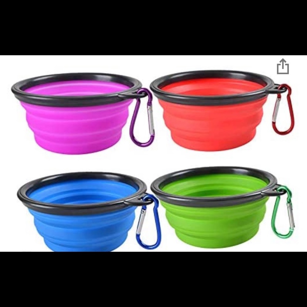 Set of 3 collapsible bowls!
